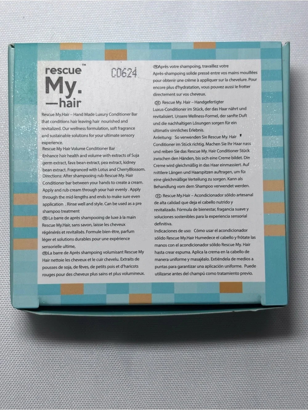 Rescue My Hair Volume Conditioner Bar 2.7 oz Conditioner